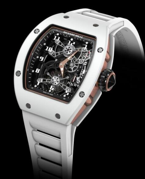Replica Richard Mille RM 17-01 Tourbillon White Ceramic Watch